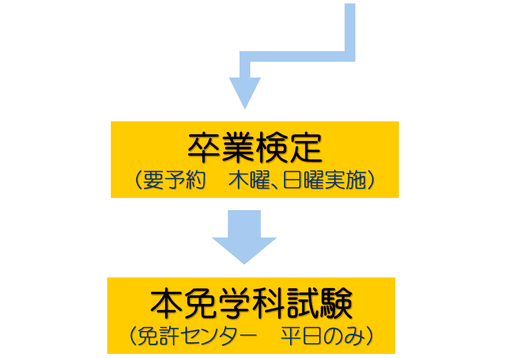 免許取得までの流れ